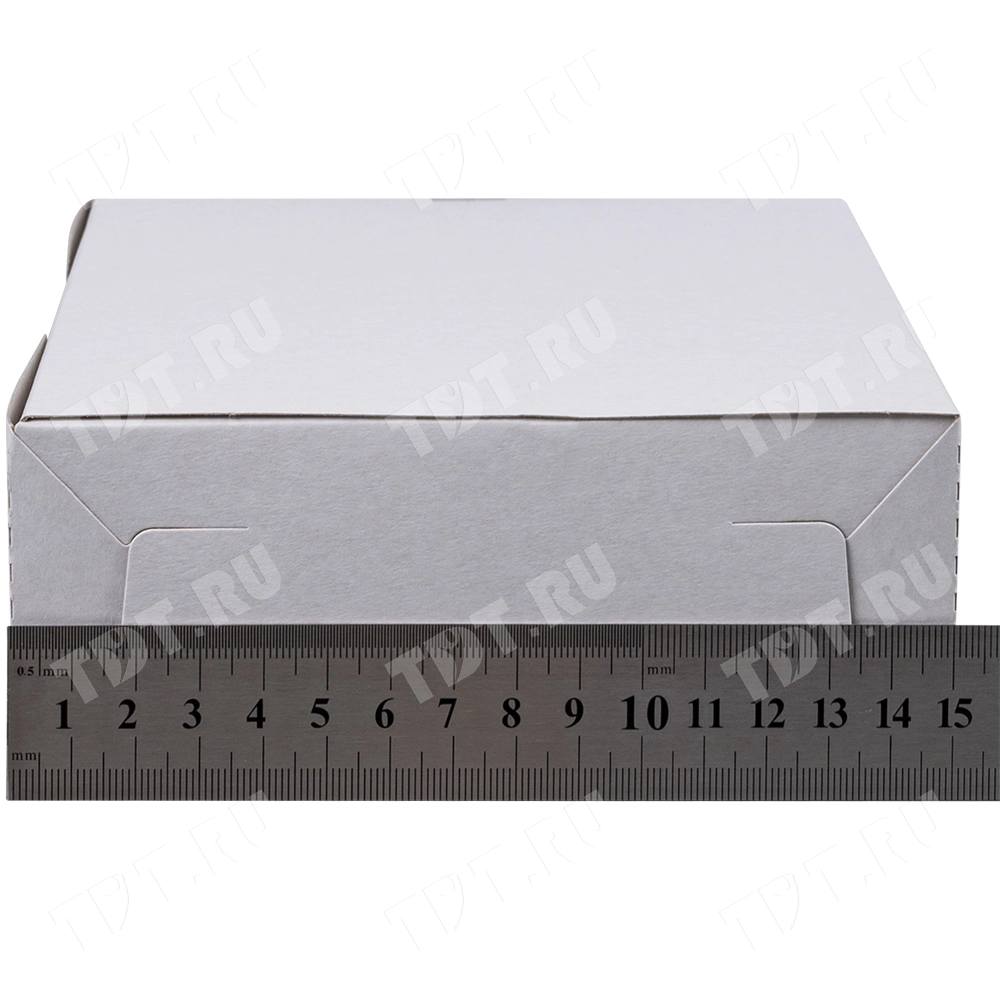 Коробка крафт кондитерская, беленая, 215*150*60 мм