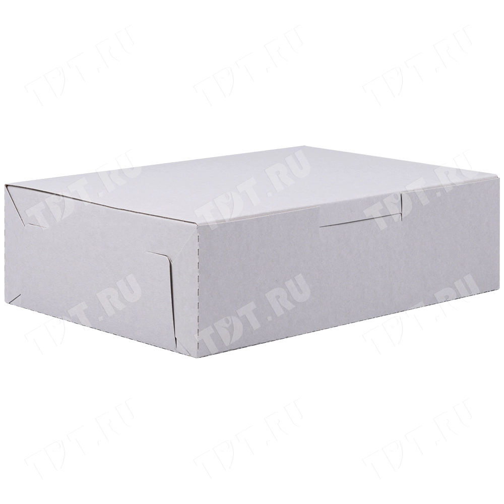 Коробка крафт кондитерская, беленая, 215*150*60 мм
