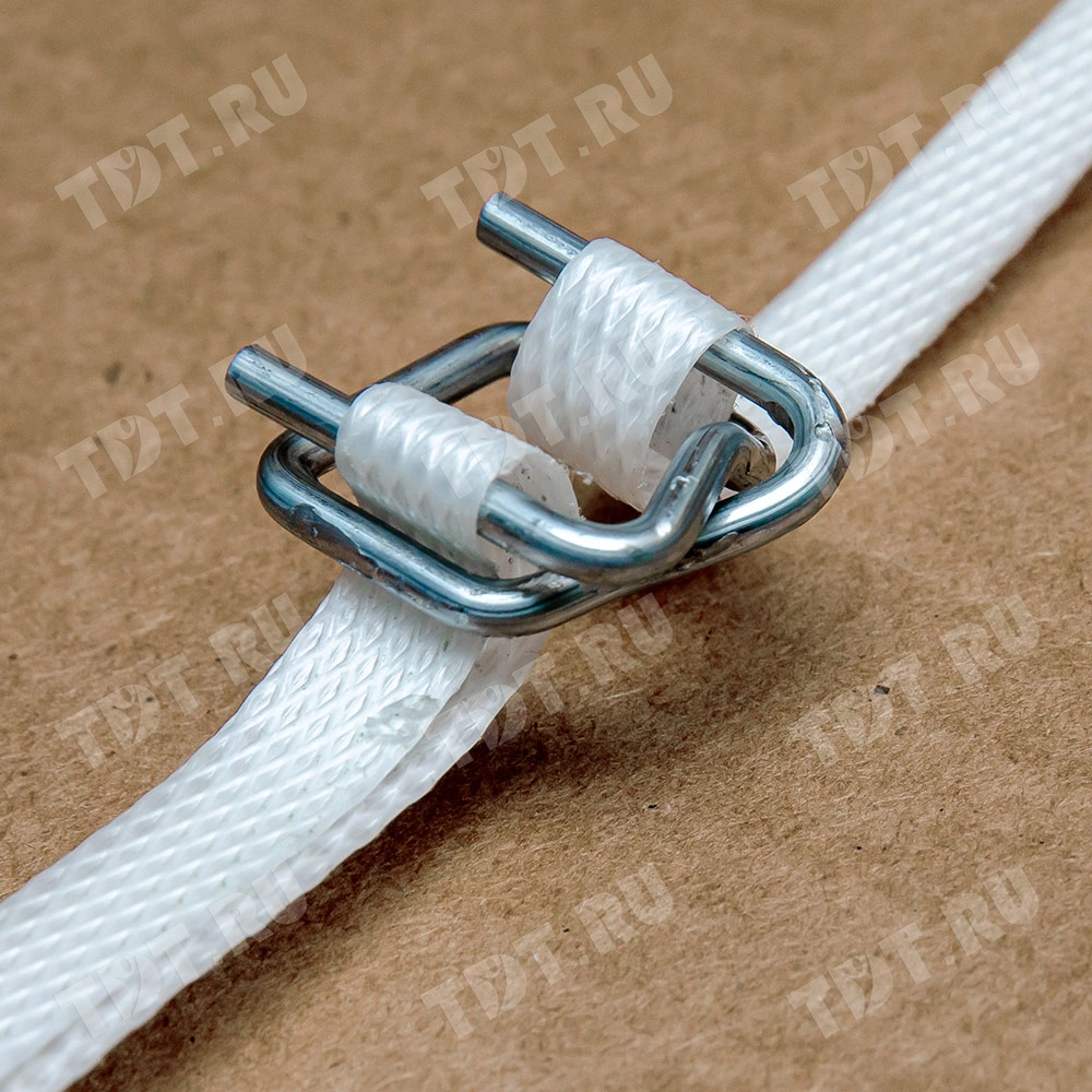 Пряжка проволочная для лент ПЭТ и ПП 19 мм, 500 шт./уп.