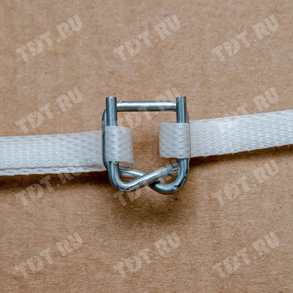 Пряжка проволочная для лент ПЭТ и ПП 19 мм, 500 шт./уп.