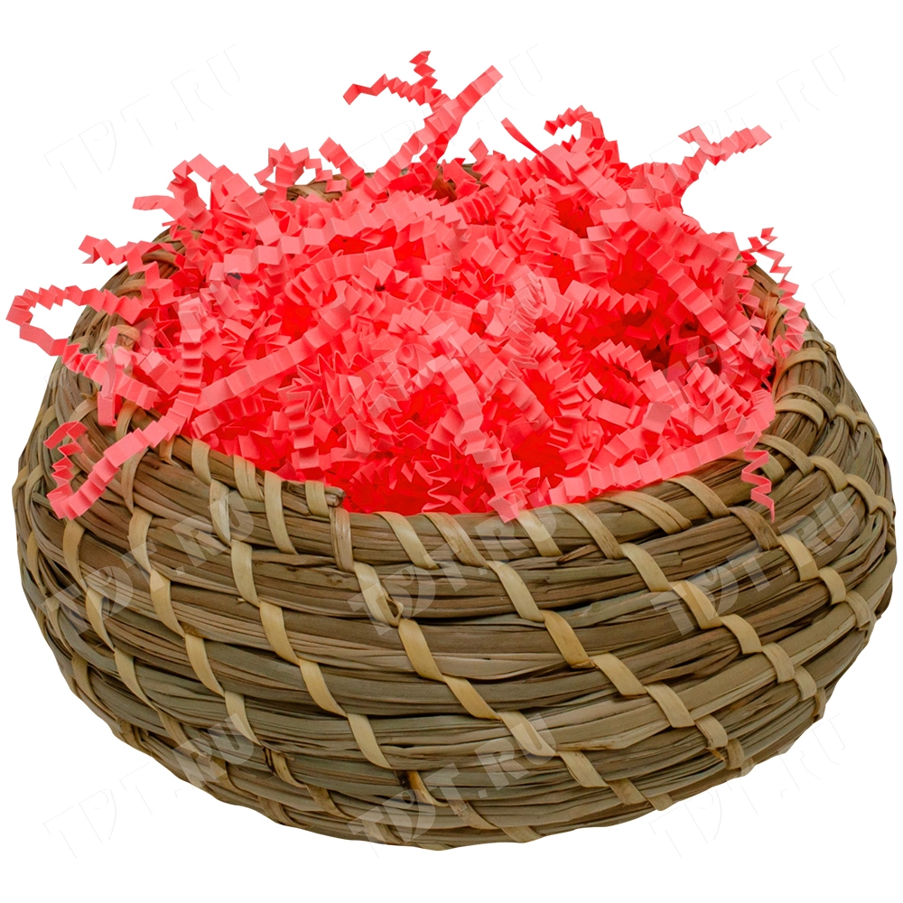 Бумажный наполнитель «Розовый неон», цветная бумага, 1 кг