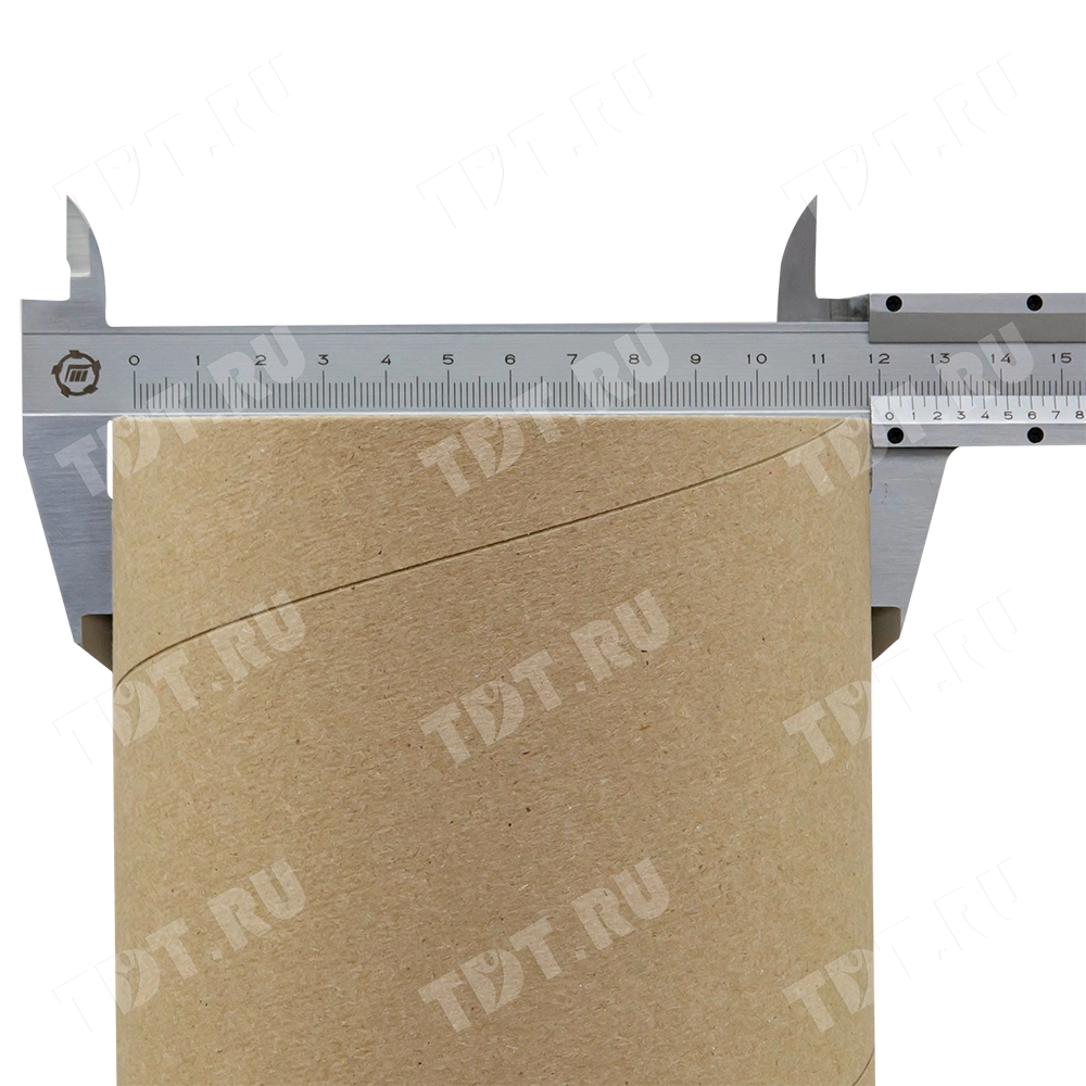 Картонный тубус с жестяной крышкой, 120*220 мм