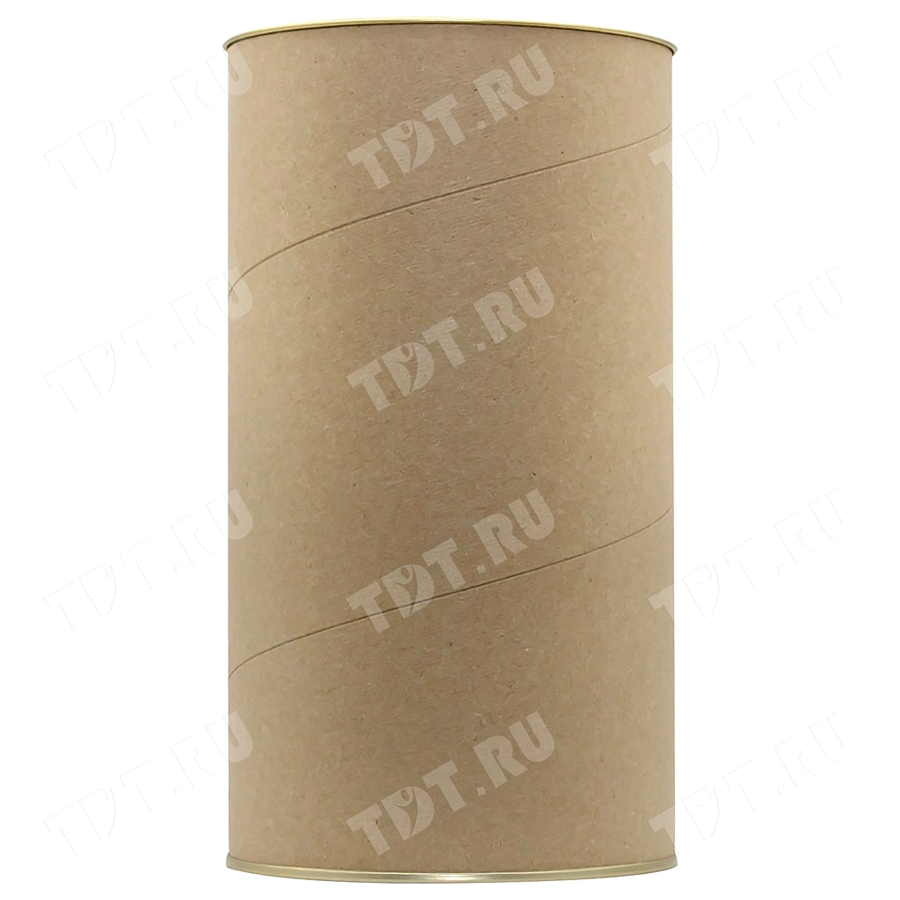 Картонный тубус с жестяной крышкой, 120*220 мм