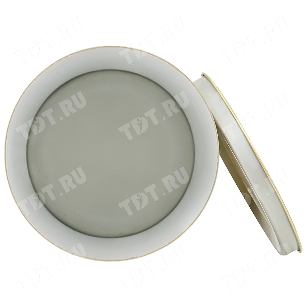 Картонный тубус с жестяной крышкой, 120*220 мм