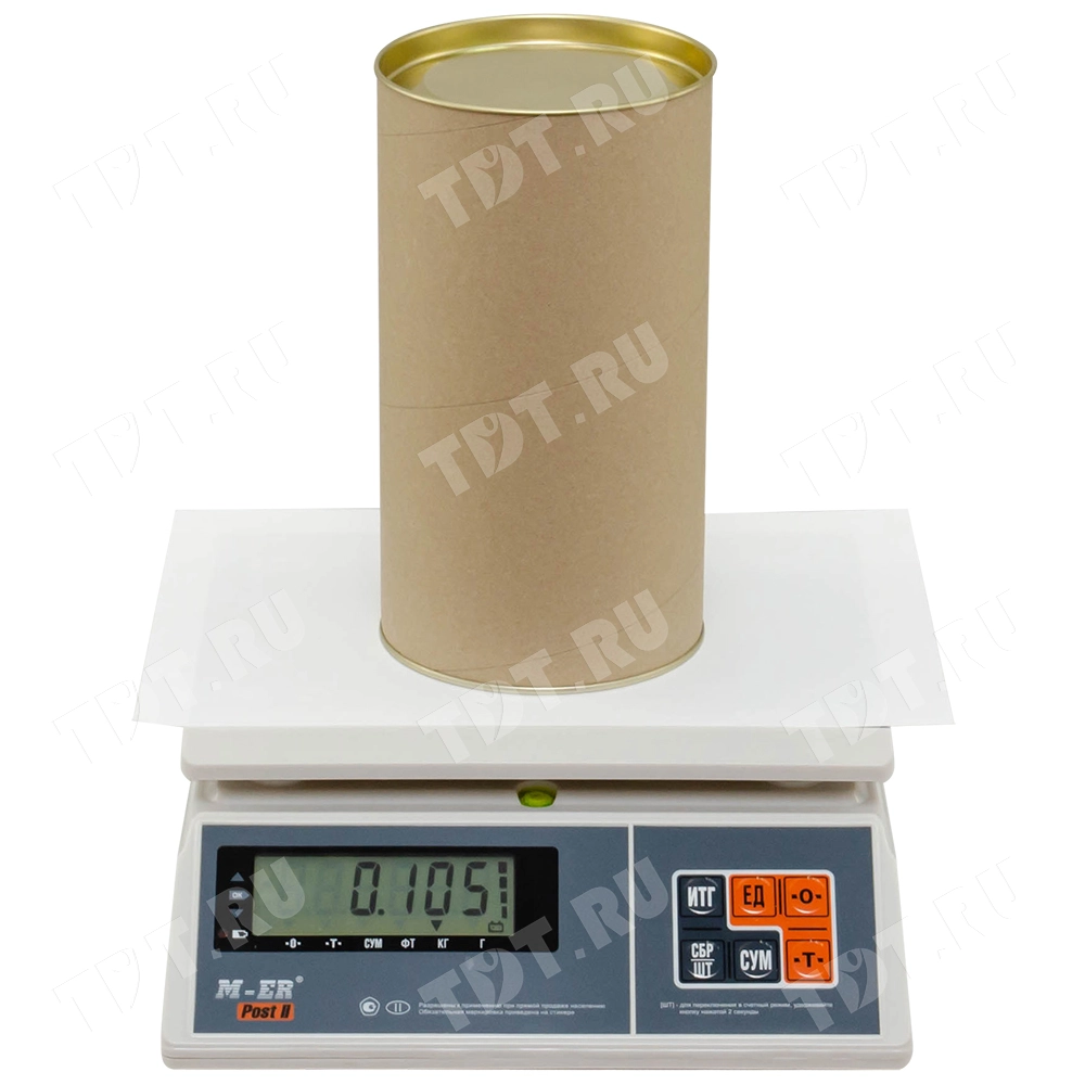 Картонный тубус с жестяной крышкой, 120*220 мм