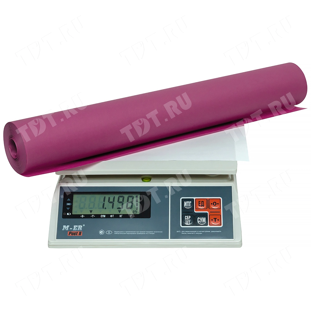 Винно-красный пергамент, 50*0.5 м