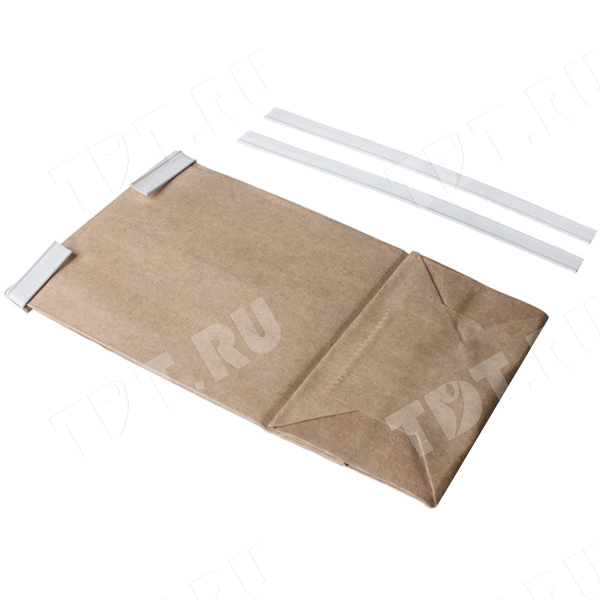 Фиксаторы-зажимы для пакетов, белые, 13 см, 100 шт.