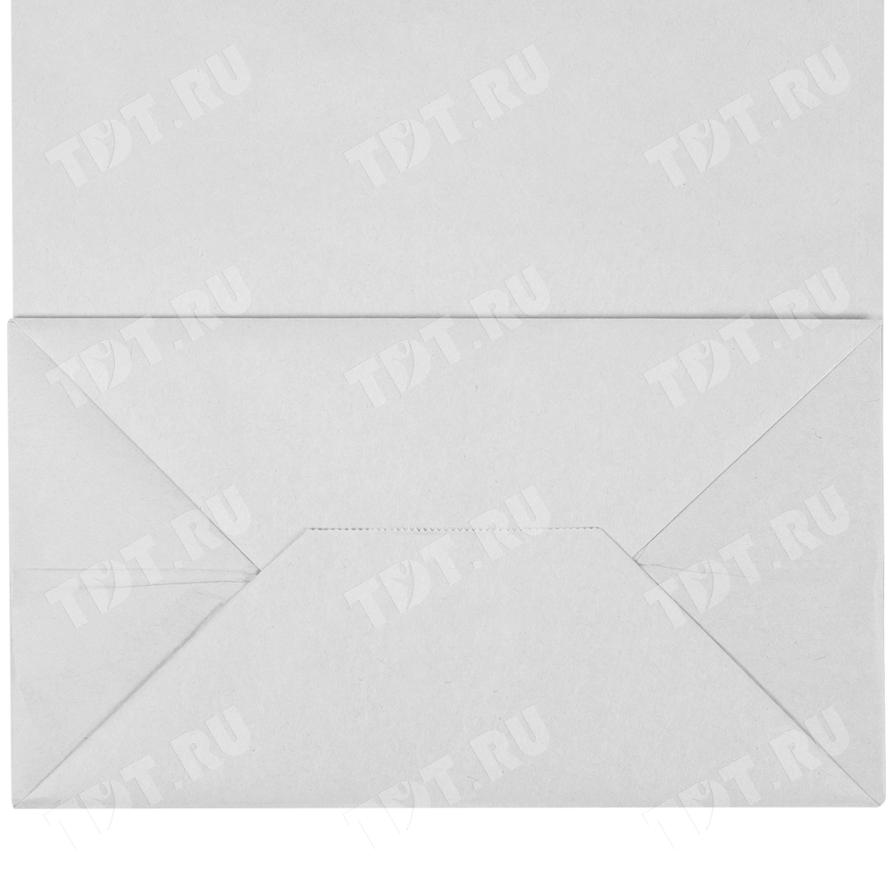 Белый пакет с крученой ручкой, 80 г/м², 32*18*37 см