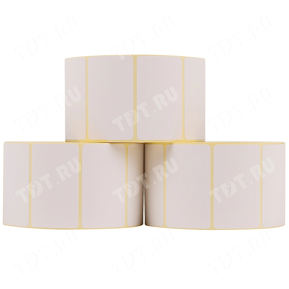 Термоэтикетки самоклеящиеся TOP 40*30 мм, втулка 40 мм, 1000 шт./рол.