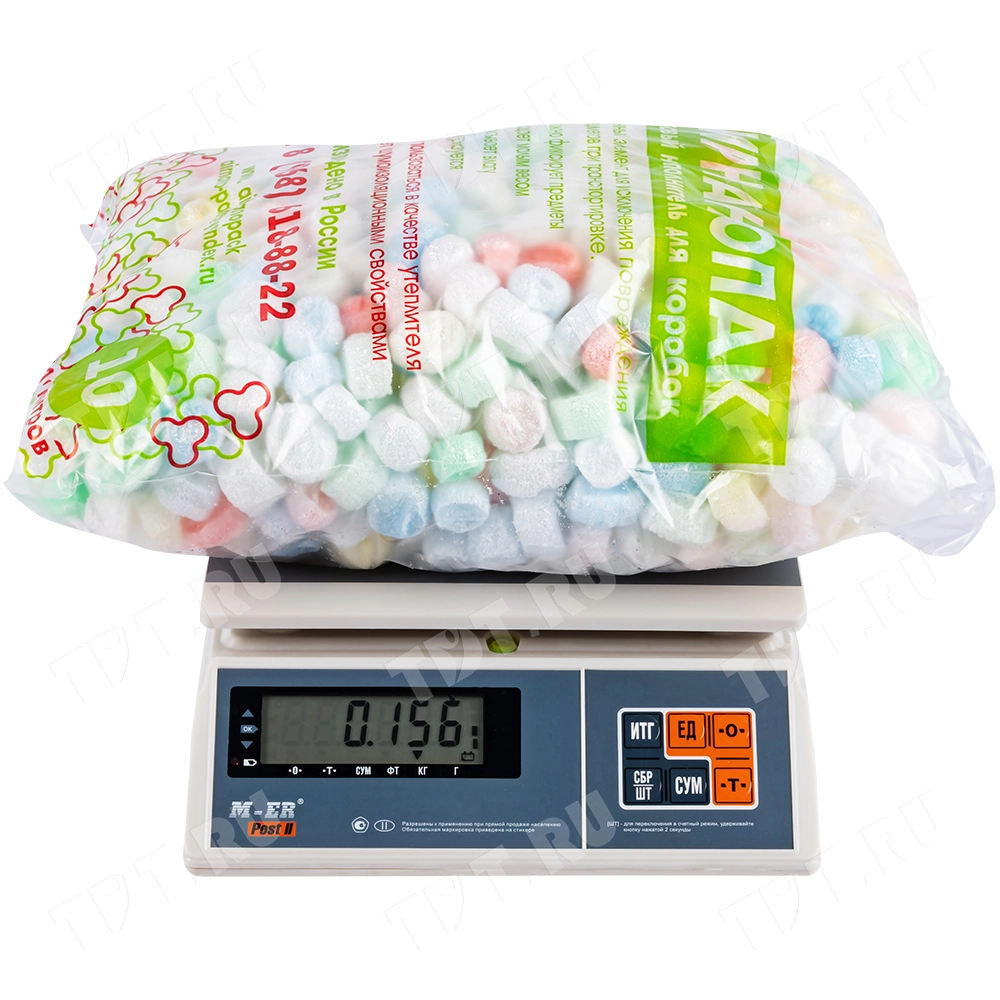 Наполнитель полистирольный «Конфетти», цветной, 10 л