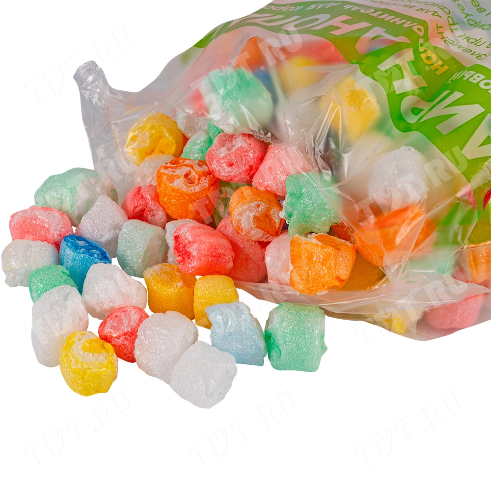 Наполнитель полистирольный «Конфетти», цветной, 10 л