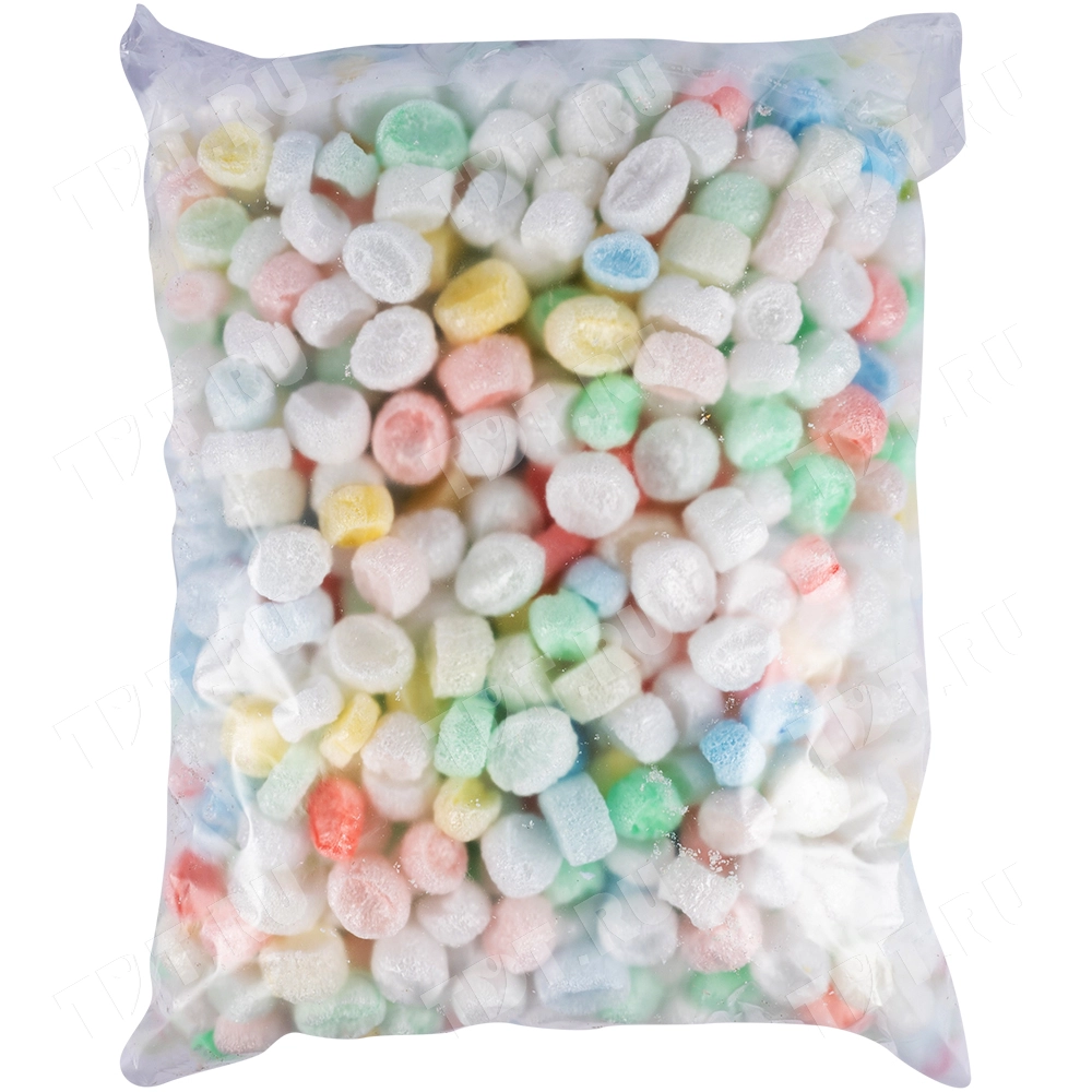 Наполнитель полистирольный «Конфетти», цветной, 10 л