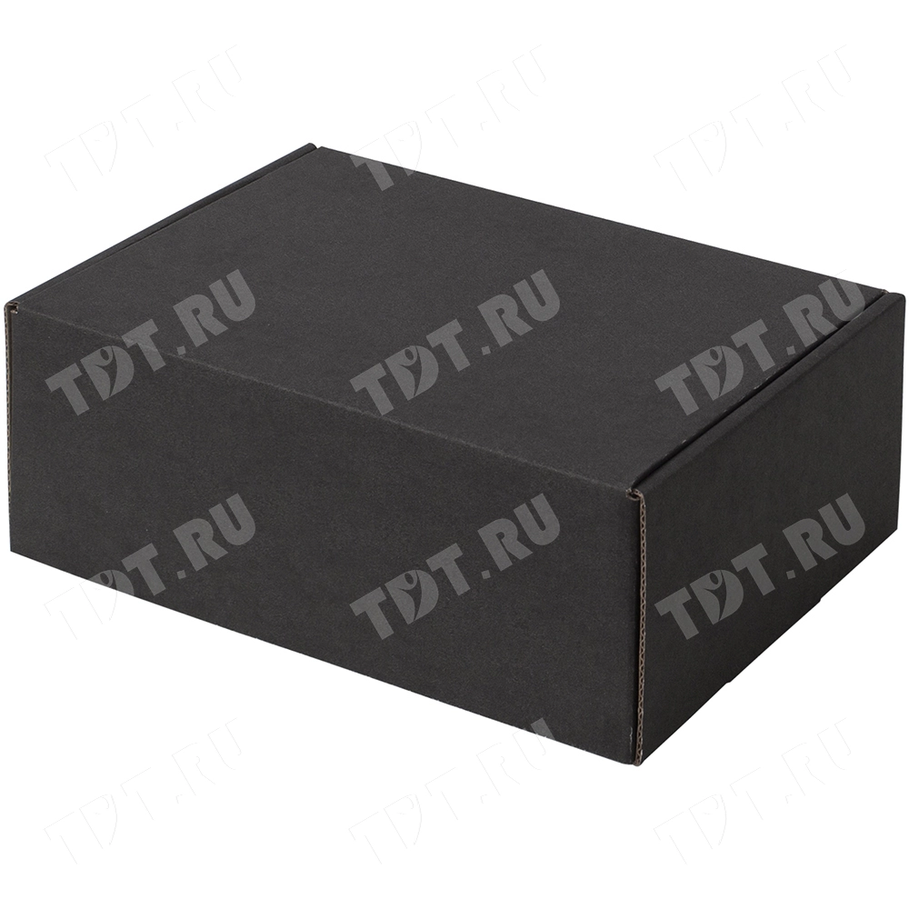 Короб №205 (премиум), чёрный, 180*110*85 мм