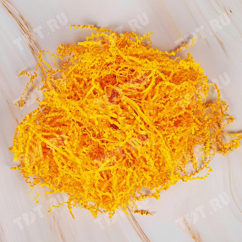 Бумажный наполнитель «Сладкий лимон», цветная бумага, 1 кг