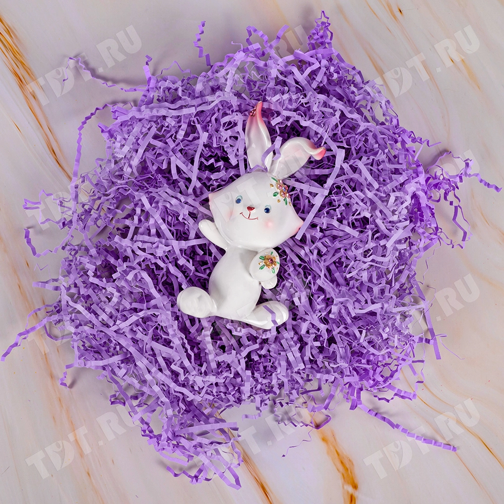 Бумажный наполнитель «Лавандовые поля», цветная бумага, 1 кг