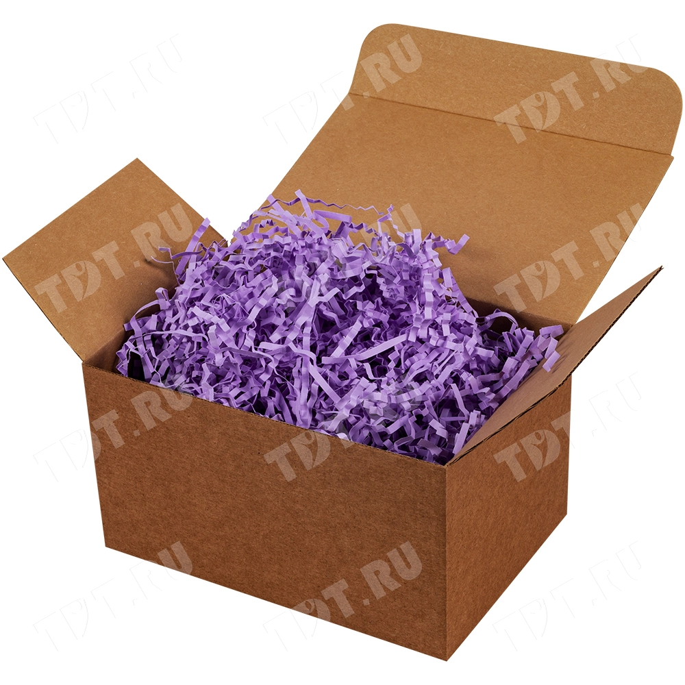 Бумажный наполнитель «Лавандовые поля», цветная бумага, 1 кг