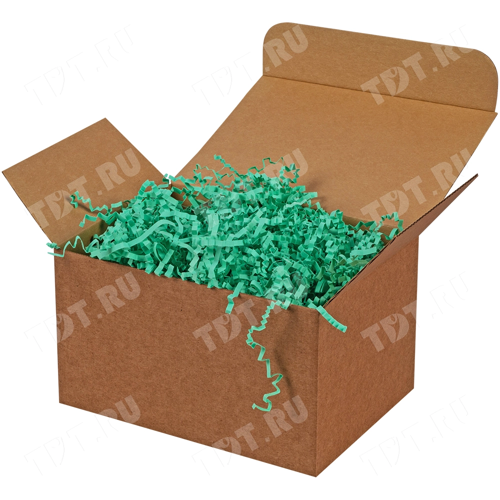 Бумажный наполнитель «Мятный», цветная бумага, 1 кг