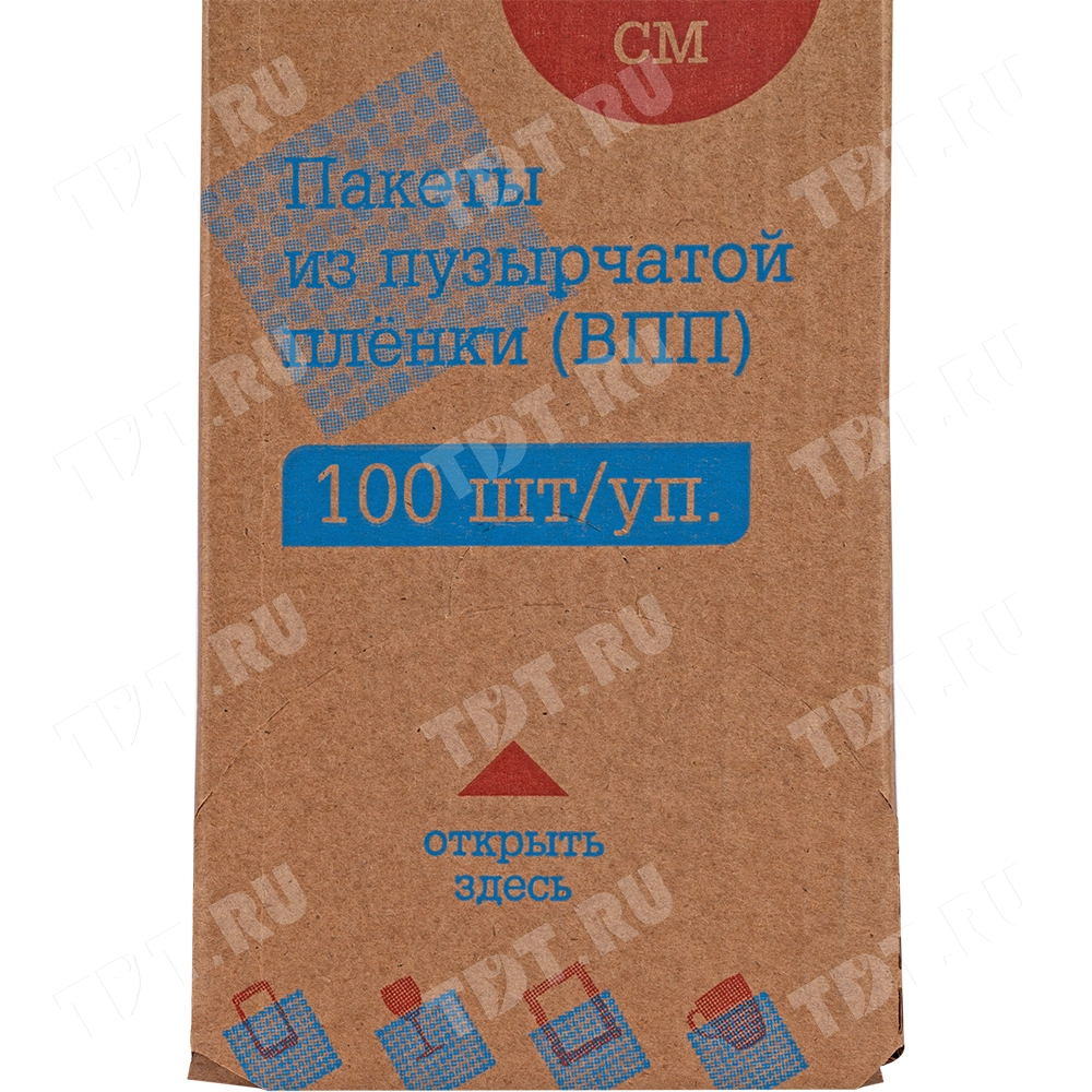 Пакеты ВПП «Bubble bags», трёхслойные, 10*10 см, 100 шт.