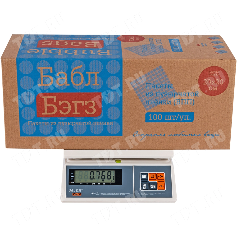 Пакеты ВПП «Bubble bags», трёхслойные, 20*20 см, 100 шт.