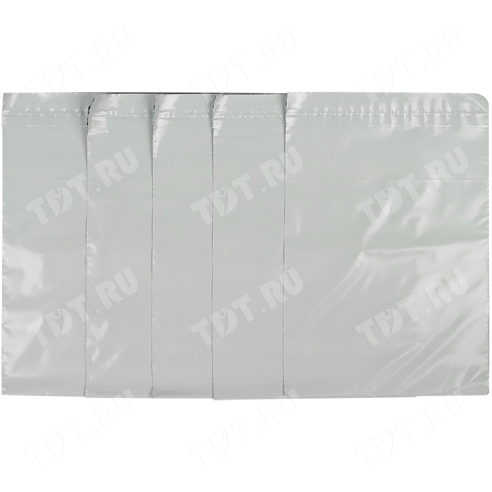 Курьер-пакет белый без печати, без кармана, 400*505+40 мм, 50 мкм, 1 шт.