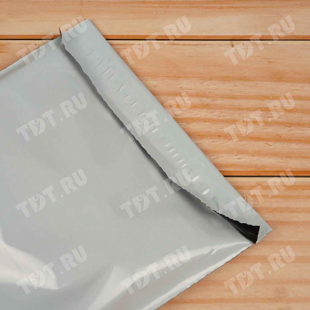 Курьер-пакет белый без печати, без кармана, 100*150+40 мм, 40 мкм, 1 шт.