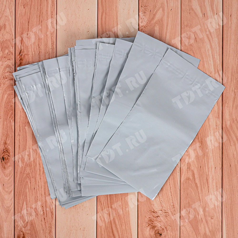 Курьер-пакет белый без печати, без кармана, 100*150+40 мм, 45 мкм, 1 шт.