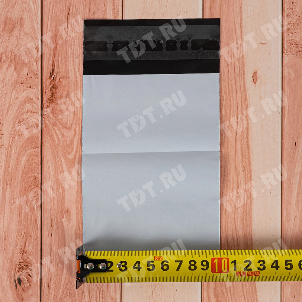 Курьер-пакет белый без печати, без кармана, 100*150+40 мм, 45 мкм, 1 шт.