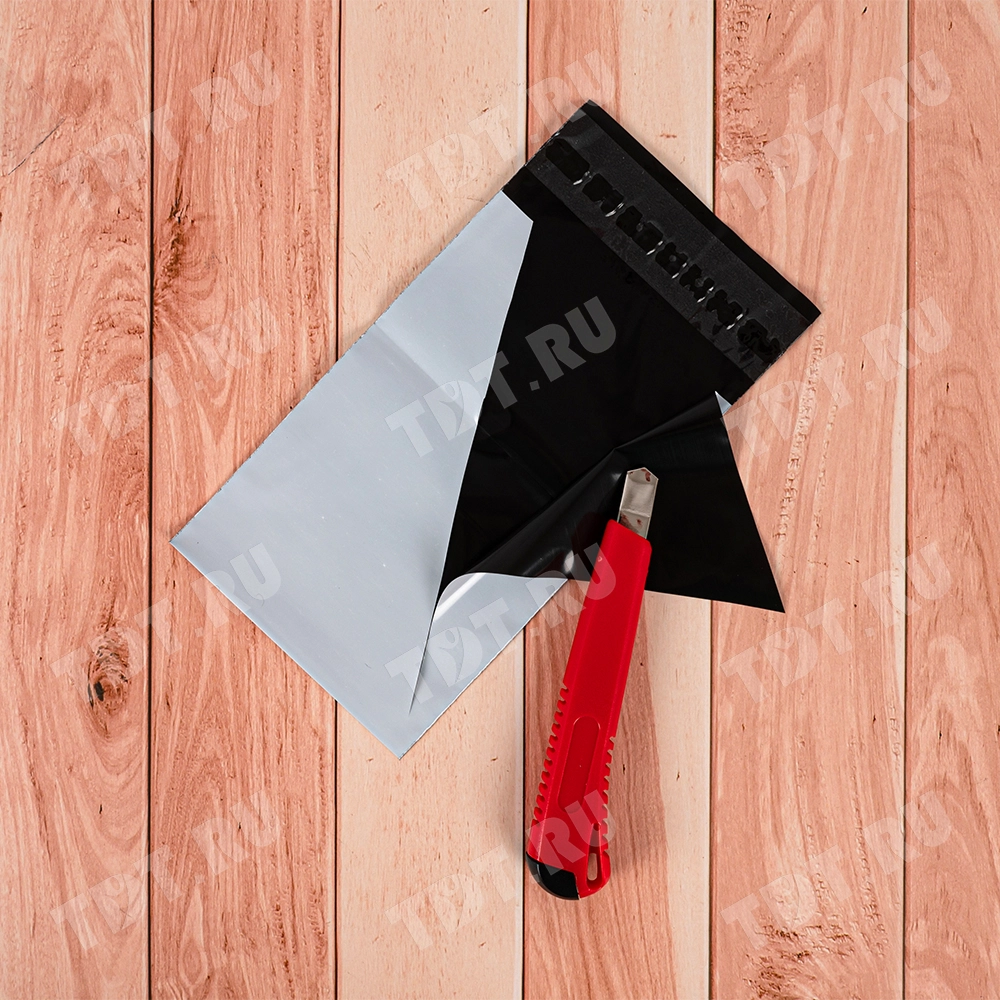 Курьер-пакет белый без печати, без кармана, 100*150+40 мм, 45 мкм, 1 шт.