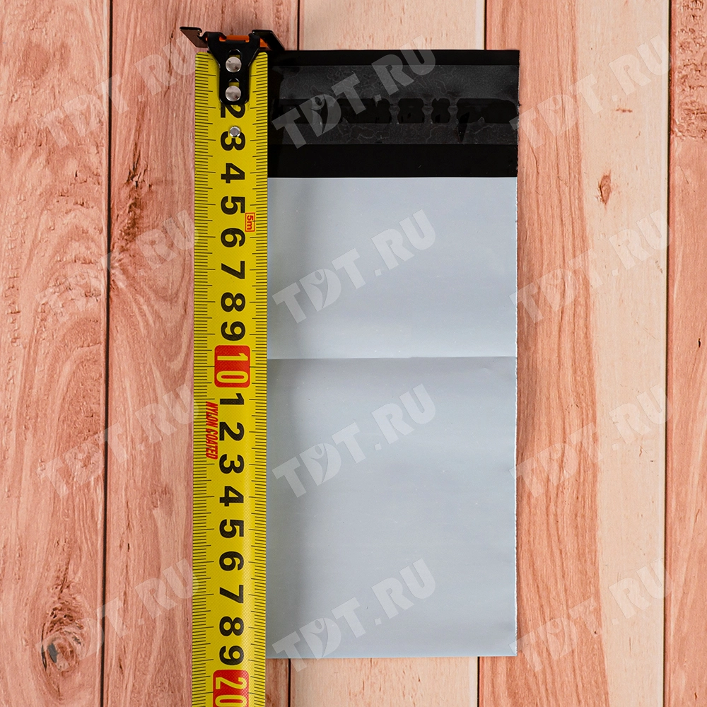 Курьер-пакет белый без печати, без кармана, 100*150+40 мм, 45 мкм, 1 шт.