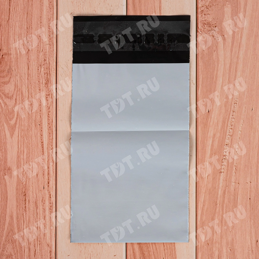 Курьер-пакет белый без печати, без кармана, 100*150+40 мм, 45 мкм, 1 шт.