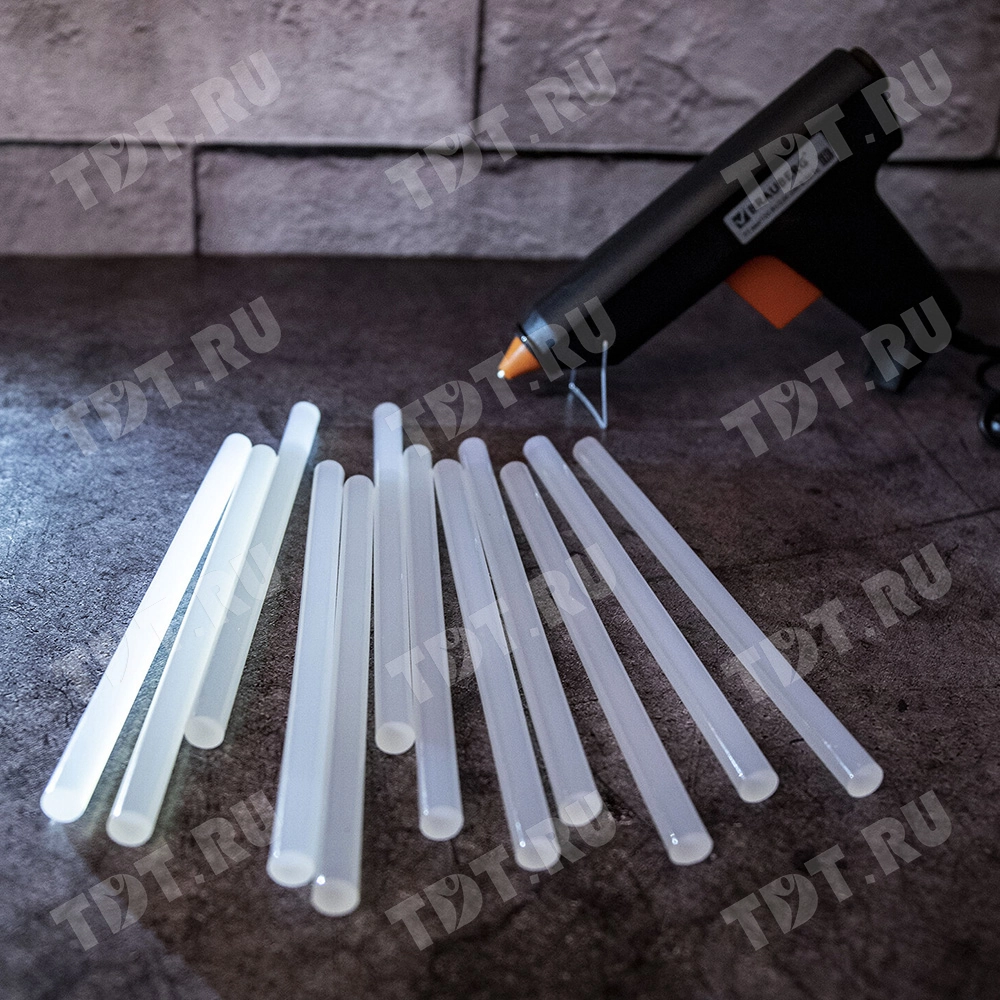 Клей для пистолета горячего плавления Brauberg, 12 шт./уп., 0.7*20 см