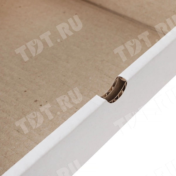 Коробка для пиццы, белая, 250*250*40 мм, 50 шт.