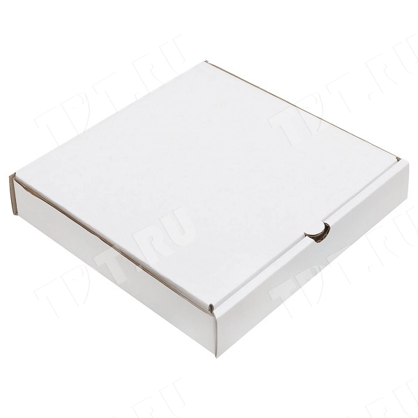 Коробка для пиццы, белая, 250*250*40 мм, 50 шт.