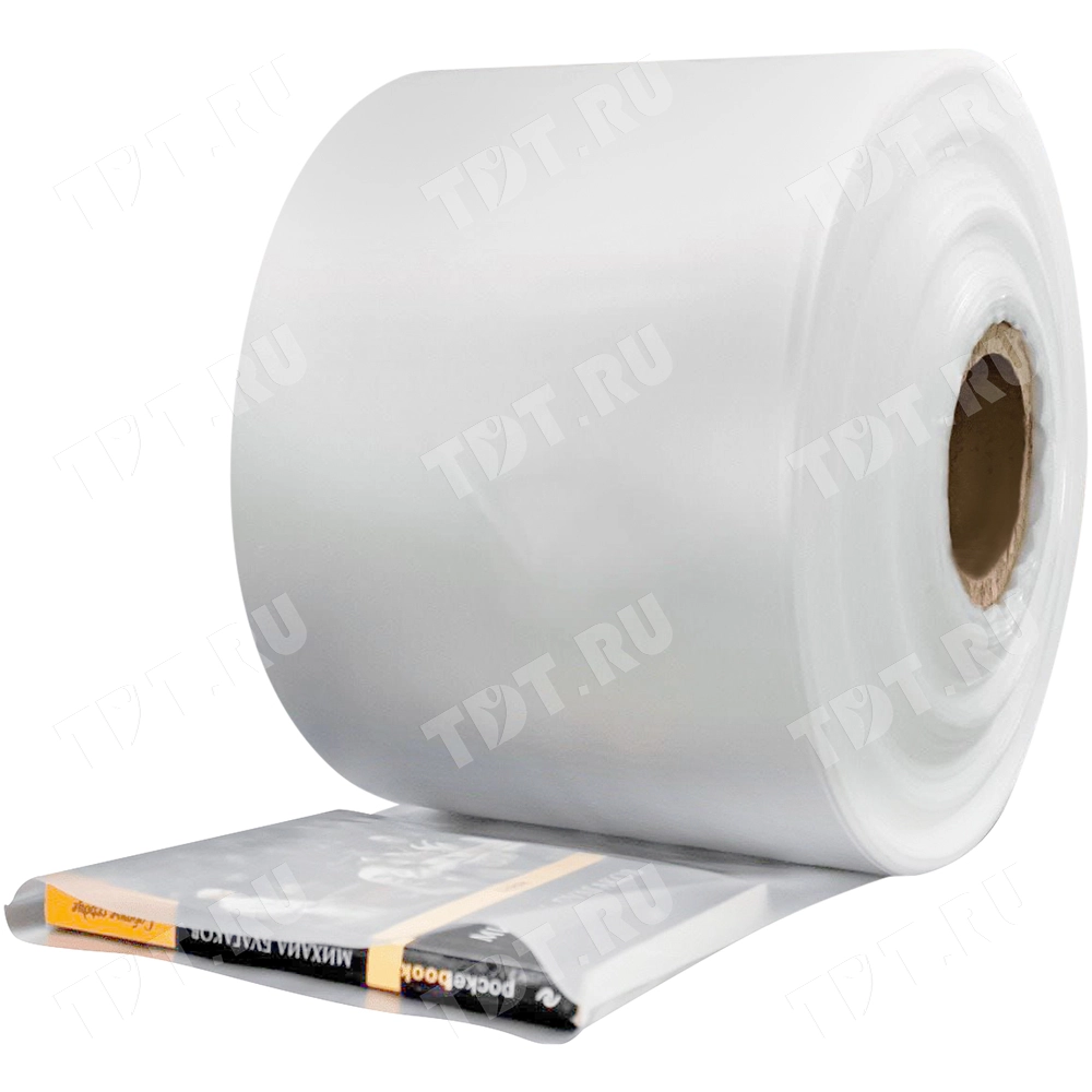 Рукав ПВД прозрачный, 20 см, 80 мкм, 335 м, 10 кг