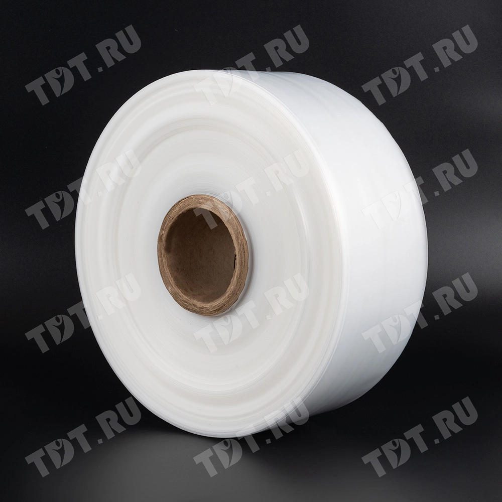 Рукав ПВД прозрачный, 25 см, 80 мкм, 270 м, 10 кг