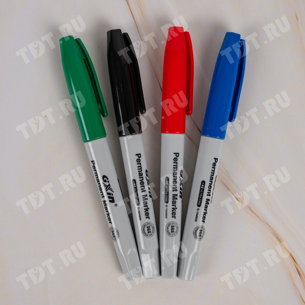 Маркер перманентный Gxin G-104900, черный, 0.5 мм, 1 шт.