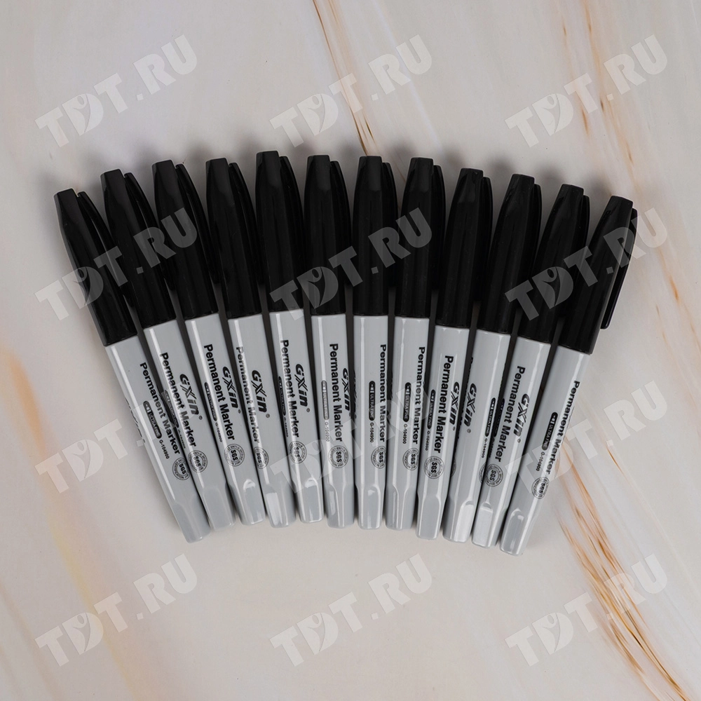 Маркер перманентный Gxin G-104900, черный, 0.5 мм, 1 шт.