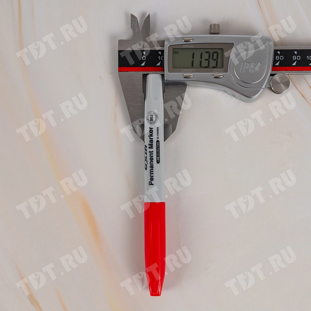 Маркер перманентный Gxin G-104900, красный, 0.5 мм, 1 шт.