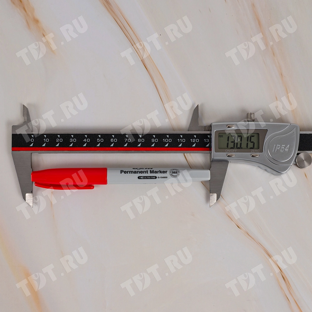 Маркер перманентный Gxin G-104900, красный, 0.5 мм, 1 шт.