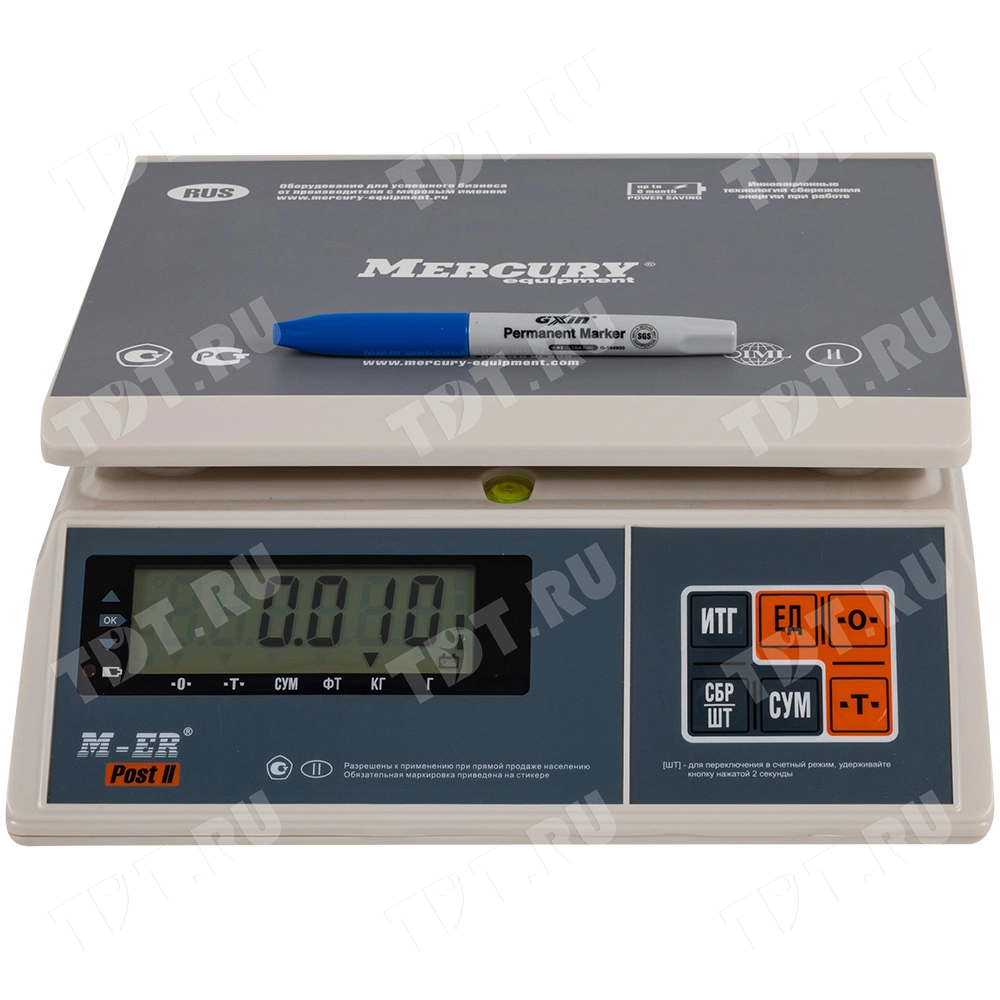 Маркер перманентный Gxin G-104900, синий, 0.5 мм, 1 шт.