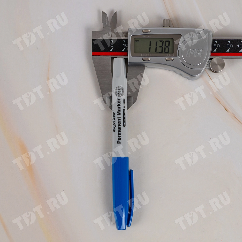 Маркер перманентный Gxin G-104900, синий, 0.5 мм, 1 шт.