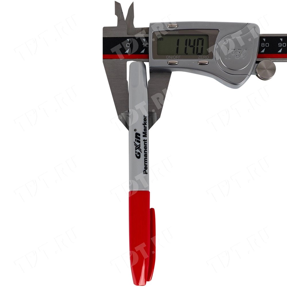 Маркер перманентный Gxin G-106000, красный, 1-2 мм, 1 шт.