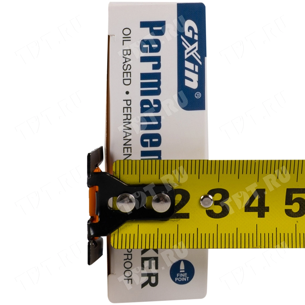 Маркер перманентный Gxin G-106000, красный, 1-2 мм, 1 шт.