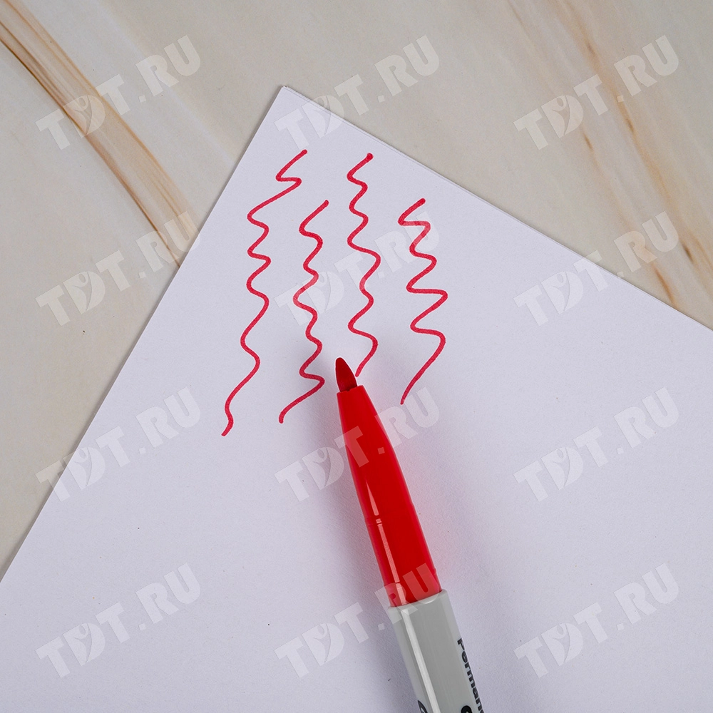 Маркер перманентный Gxin G-106000, красный, 1-2 мм, 1 шт.