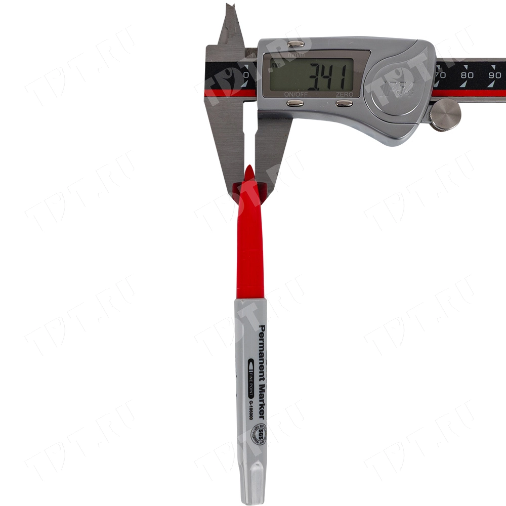 Маркер перманентный Gxin G-106000, красный, 1-2 мм, 1 шт.