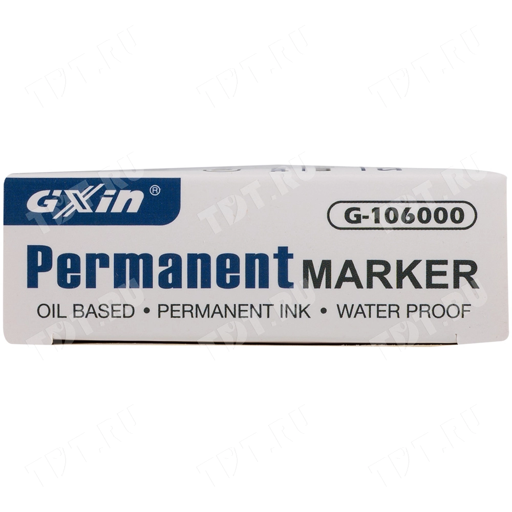 Маркер перманентный Gxin G-106000, синий, 1-2 мм, 1 шт.