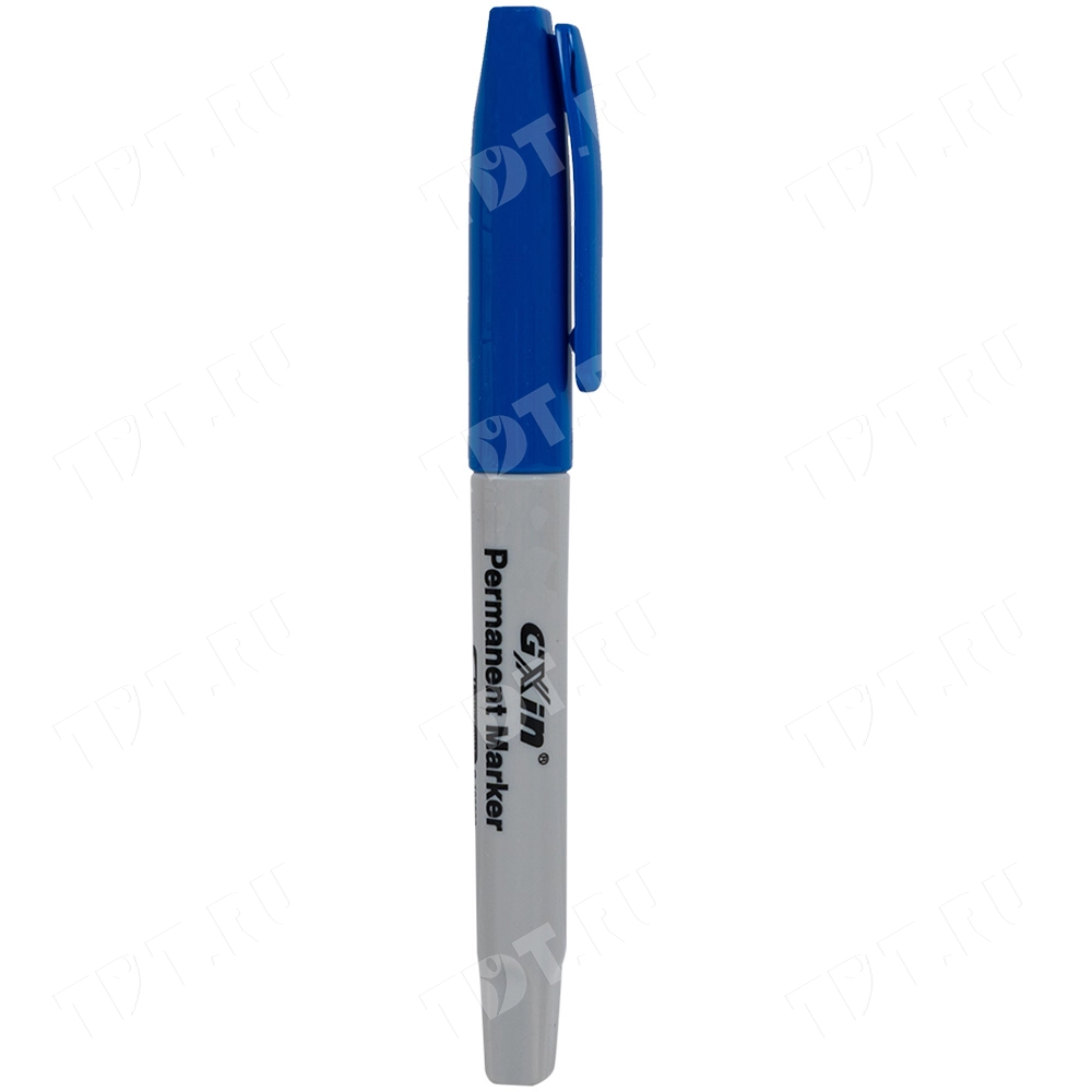 Маркер перманентный Gxin G-106000, синий, 1-2 мм, 1 шт.