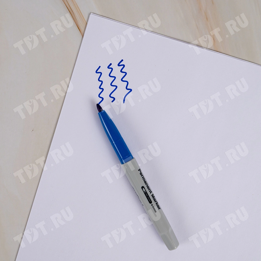 Маркер перманентный Gxin G-106000, синий, 1-2 мм, 1 шт.
