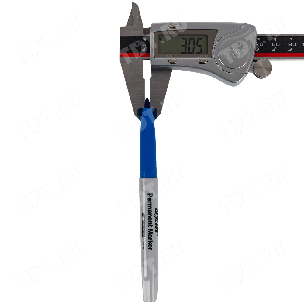 Маркер перманентный Gxin G-106000, синий, 1-2 мм, 1 шт.