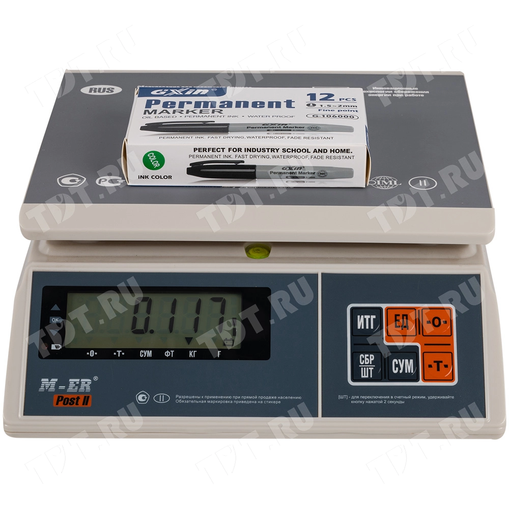 Маркер перманентный Gxin G-106000, зеленый, 1-2 мм, 1 шт.